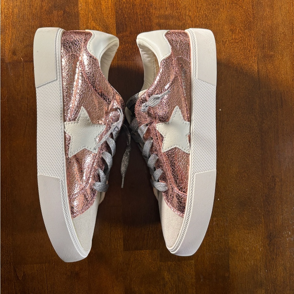 Vintage Havana - Rose gold Metallic Sneakers